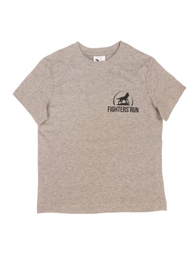 Fighters Run kollekció FR Kids gyerek póló elöl-hátul 2 színű logóval