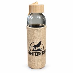 Fighters Run kollekció Natúr Üveg kulacs