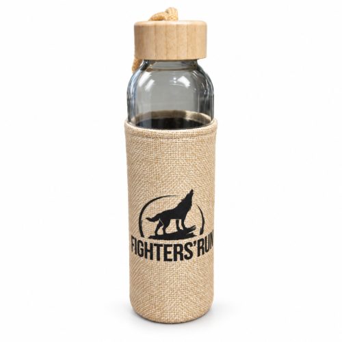 Fighters Run kollekció Natúr Üveg kulacs