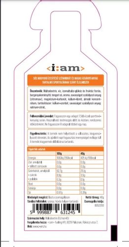 I:am Mineral+Energy - sós mogyoró ízű gél