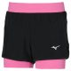 Mizuno ER 2in1 Short női futó rövidnadrág
