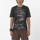 Salomon SHKout Core SS Tee GFX férfi futófelső