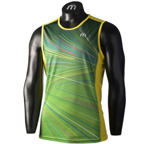 Mico Man Sleeveless R/Neck Running Shirt férfi ujjatlan futófelső