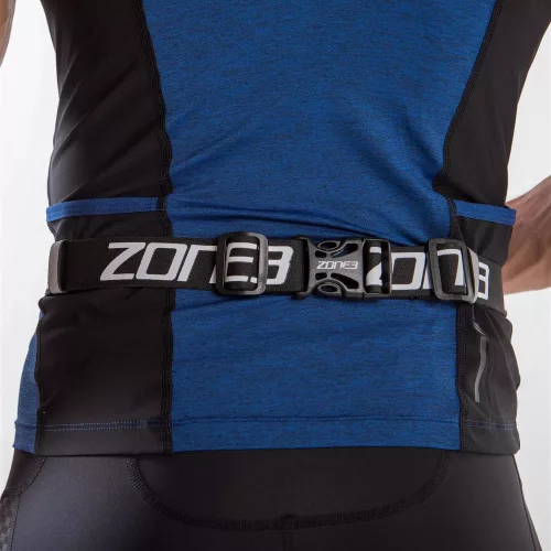 Zone3 Race Belt With Lycra Pouch rajtszámtartó