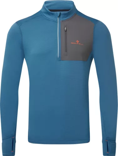 Ronhill Tech Winter 1/2 Zip Tee férfi hosszú ujjú futófelső