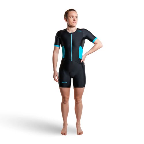 Zone3 Activate Short Sleeve Full Zip Trisuit női triatlonos ruházat