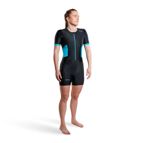 Zone3 Activate Short Sleeve Full Zip Trisuit női triatlonos ruházat