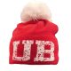 UB Collection UB Beanie with Pompom téli futósapka