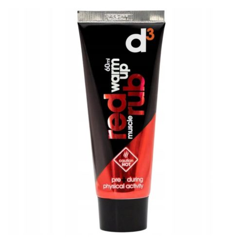 D3 Red Warm Up Rub bemelegítő krém