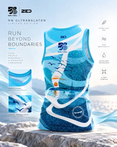 Ultrabalaton 2027 ujjatlan férfi trikó - ELŐRENDELÉSRE
